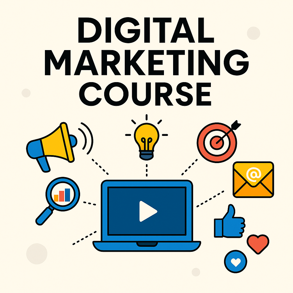 Digital marketing concept with SEO